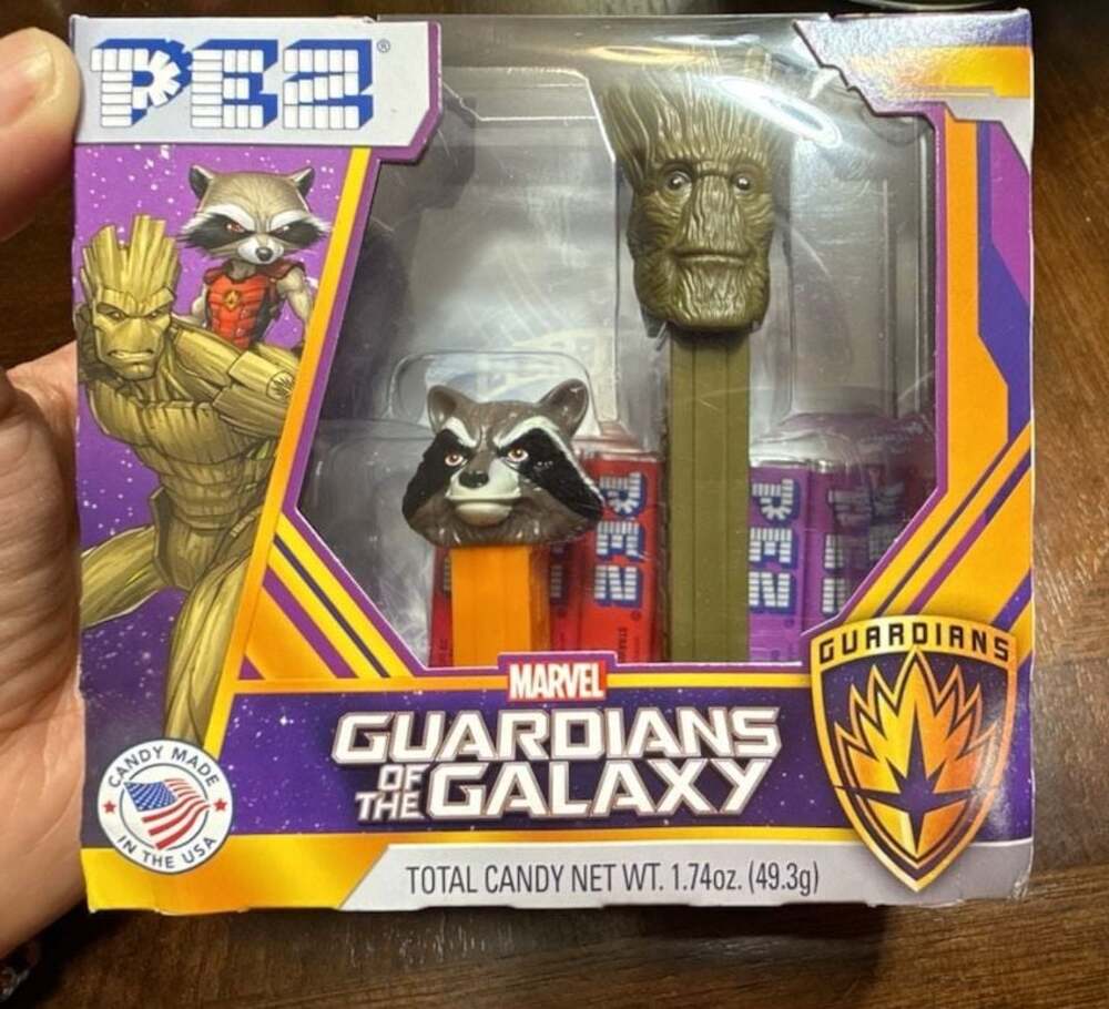 PEZ Marvel Guardians of the Galaxy Groot & Rocket Raccoon Twin Pack